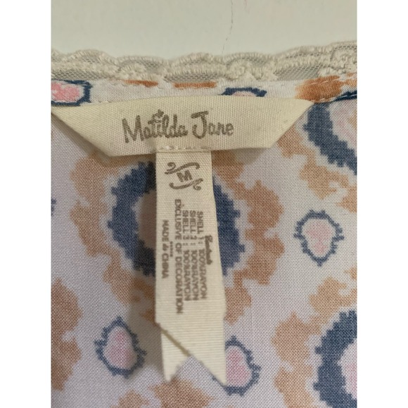 Matilda Jane Vissionary Flowy Boho Cottage Core Floral Dress Womens Medium - Picture 5 of 9